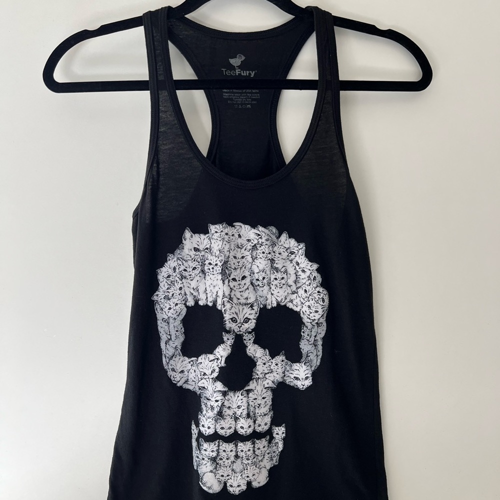 Cat Skull Tanktop - Picture 2 of 9